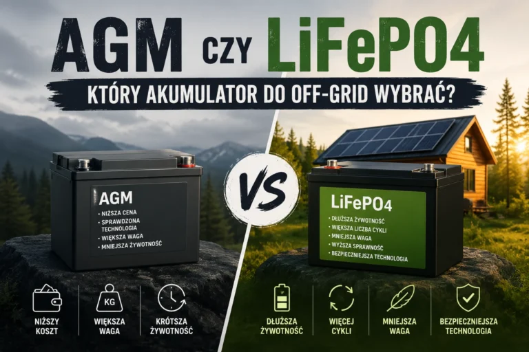 AGM czy LiFePO4 – który akumulator do off-grid wybrać?